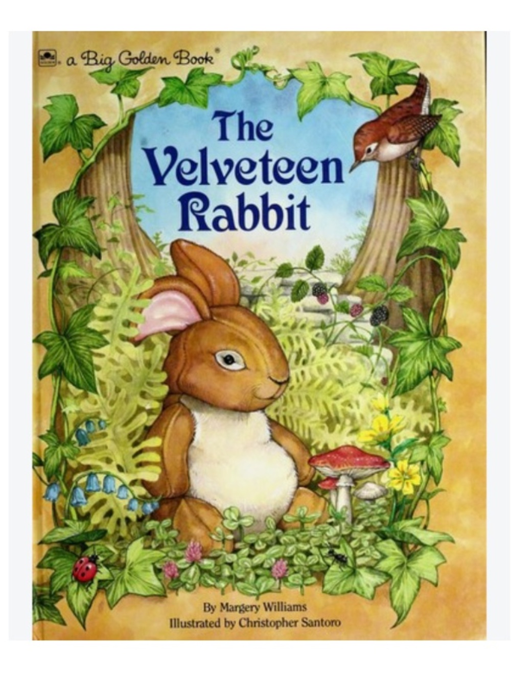 1990 A Big Golden Book The Velveteen Rabbit christmas gifts